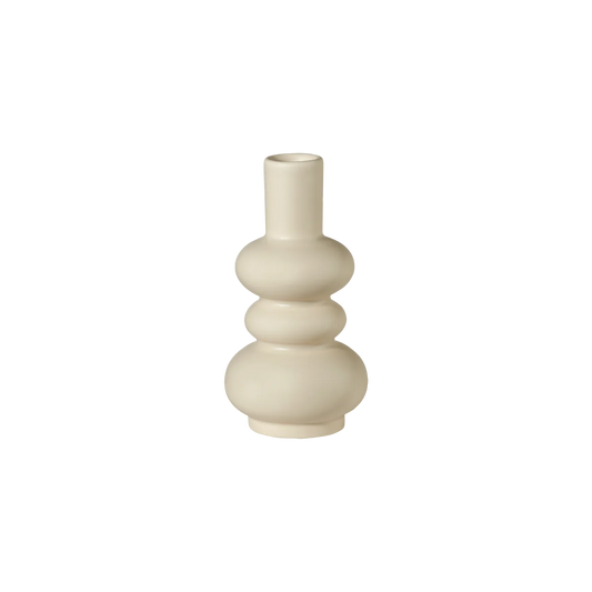 Petit Vase en Faïence Beige - ASA