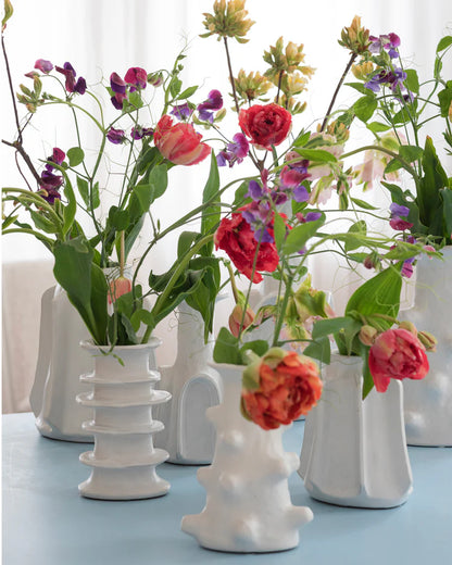 Vase en Grès Blanc Billy 03 - Serax