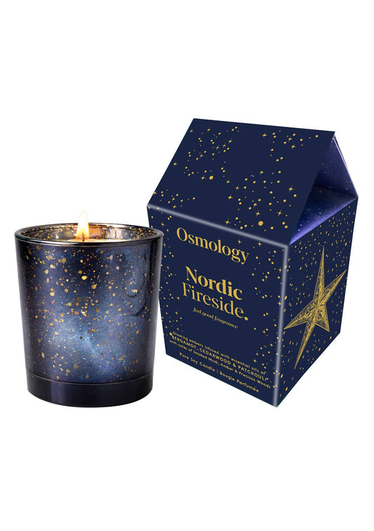 Bougie de Voyage Nordic Fireside Navy - Osmology