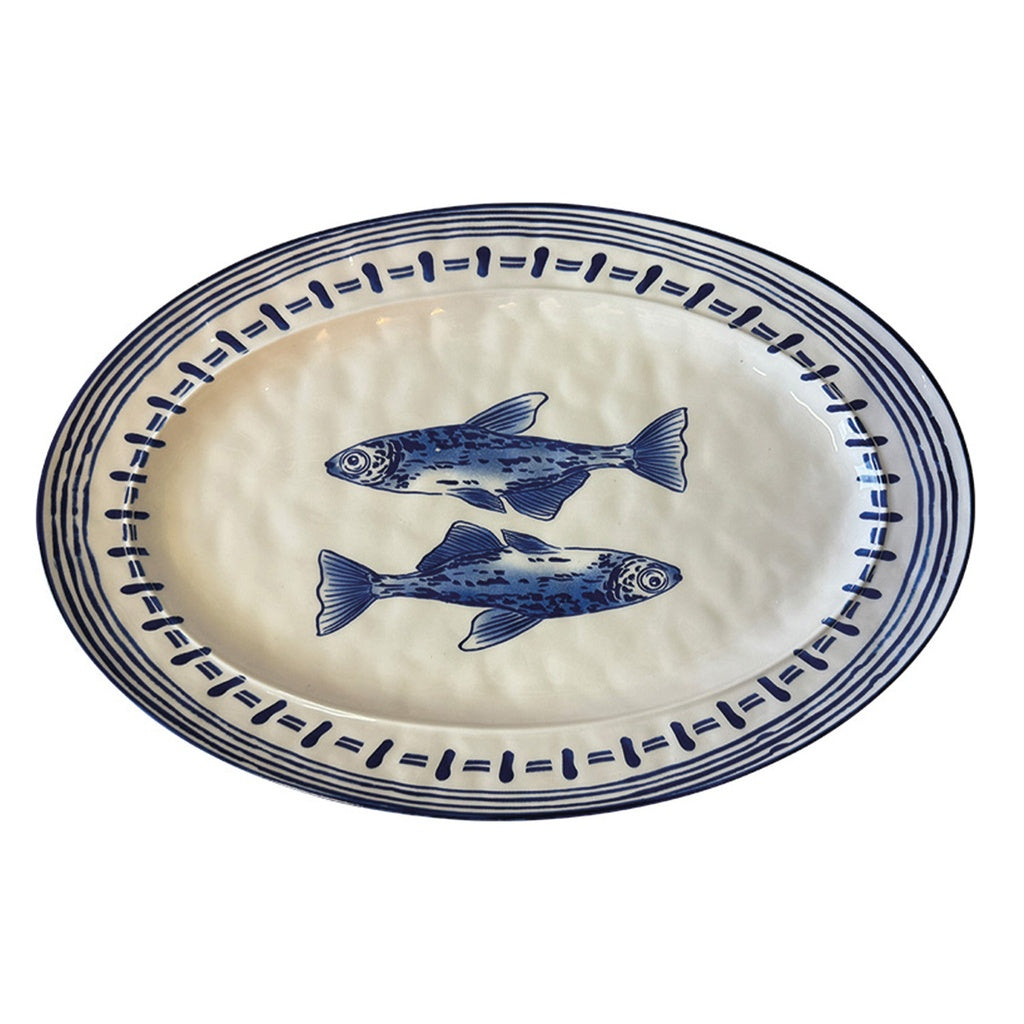 Plat Ovale Fish en Grès - Opjet