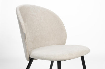Fauteuil Cozy Beige - Zuiver lot de 2