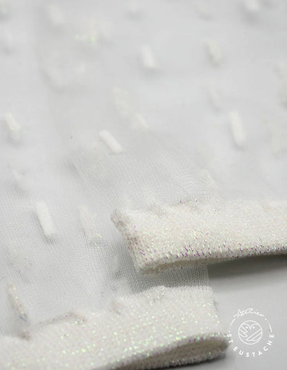 Chaussettes Transparentes Giboulées Blanches - Atelier St Eustache