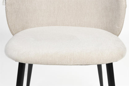 Fauteuil Cozy Beige - Zuiver lot de 2