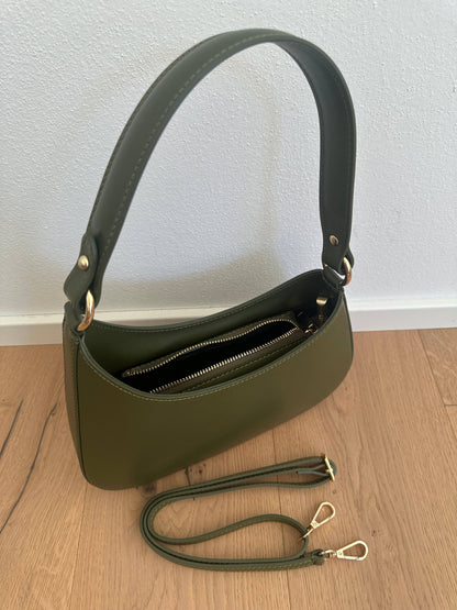 MARGARET - Sac à épaule en cuir véritable