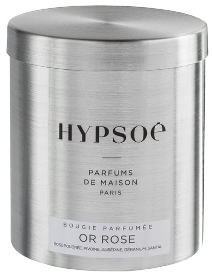 Bougie Parfumée Senteur Or Rose 200g - Hypsoé