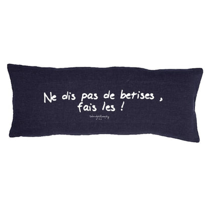 Coussin à Messages Bêtises - Bedandphilosphy