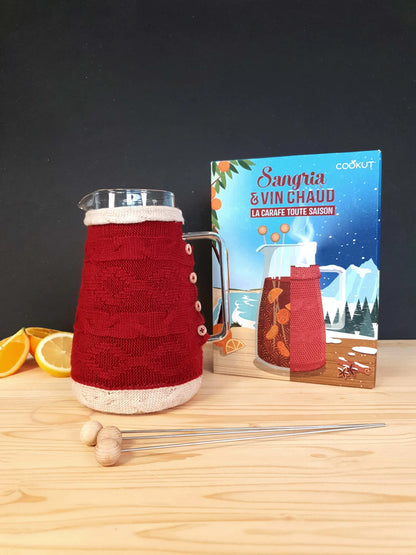 Carafe en Verre pour Sangria ou Vin Chaud 1,5 L - Cookut