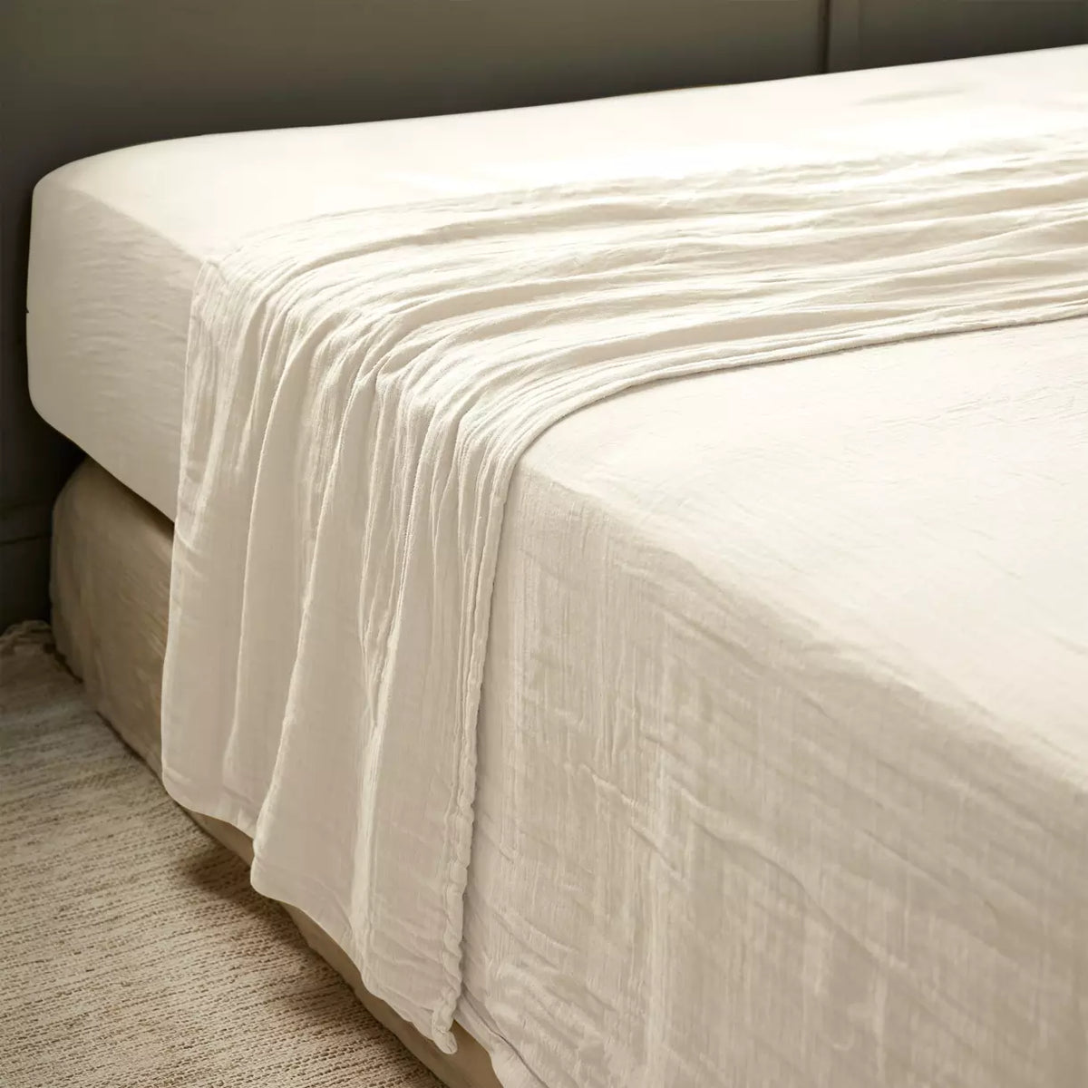Drap Plat Gaïa Double Gaze de Coton - L'Effet Papillon