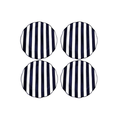 Set de 4 Assiettes à Dessert en Porcelaine Trattoria D.19 cm - Opjet