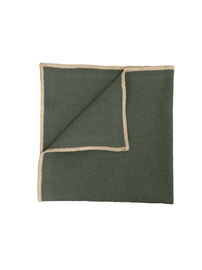 Set de 6 Serviettes de Table Corte en Lin et Coton - Haomy