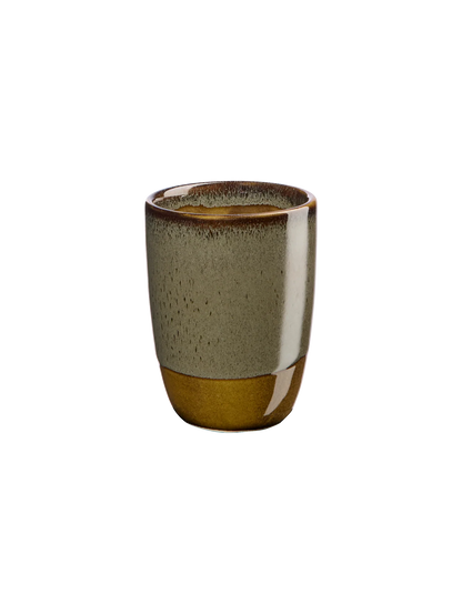 Set de 4 Tasses à Café en Grès Bi-Colore - Asa