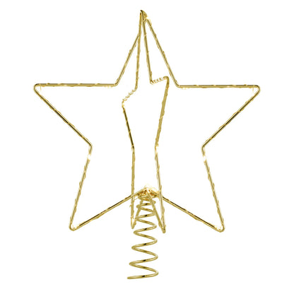 Cimer Double-Étoiles de Noël pour Sapin Dorée Lumineuse - Sirius