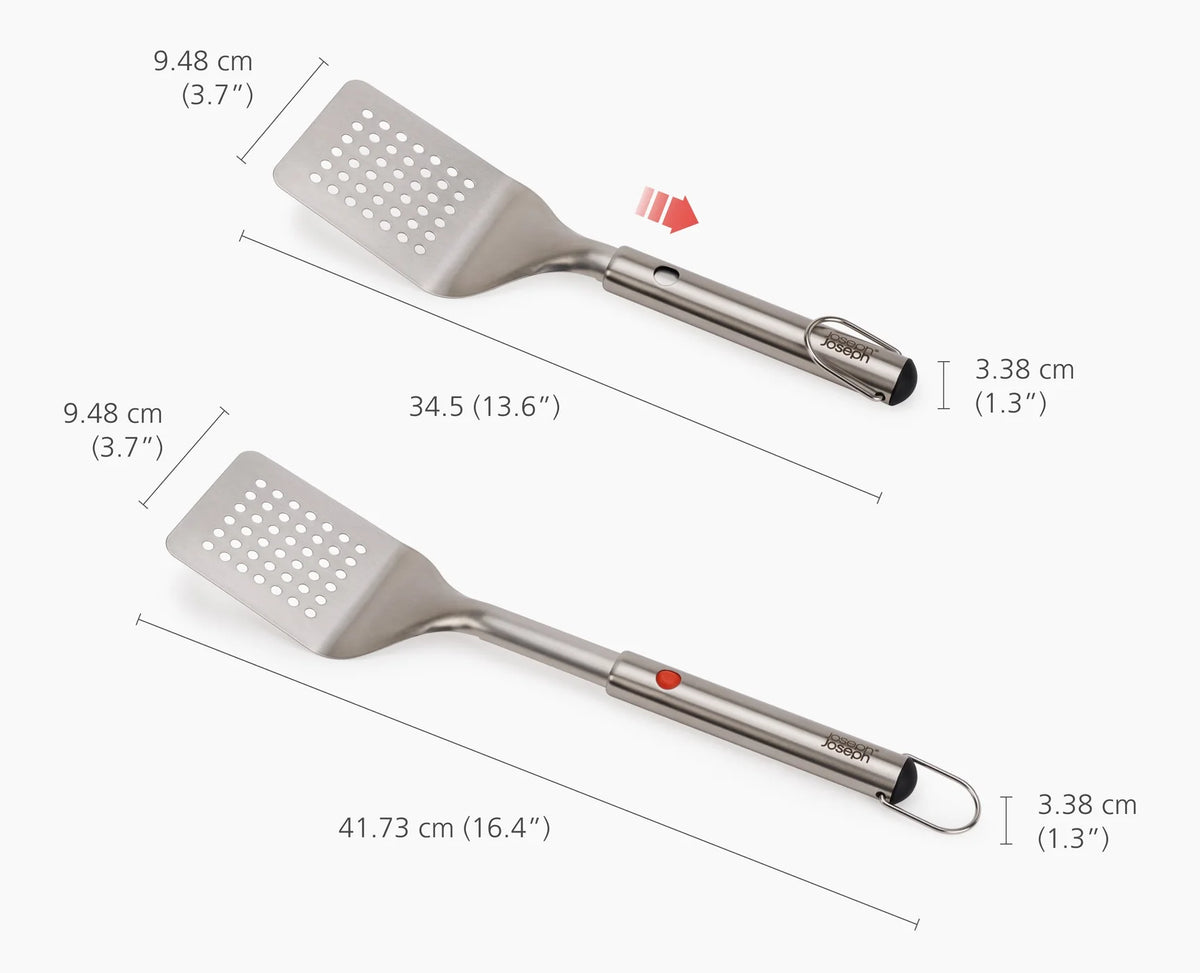 Set Pince & Spatule Pour BBQ Rétractable - Joseph Joseph