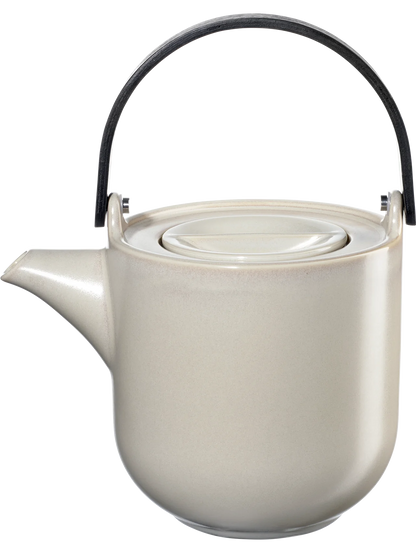 Théière Coppa en Porcelaine avec Manche en Bois - ASA