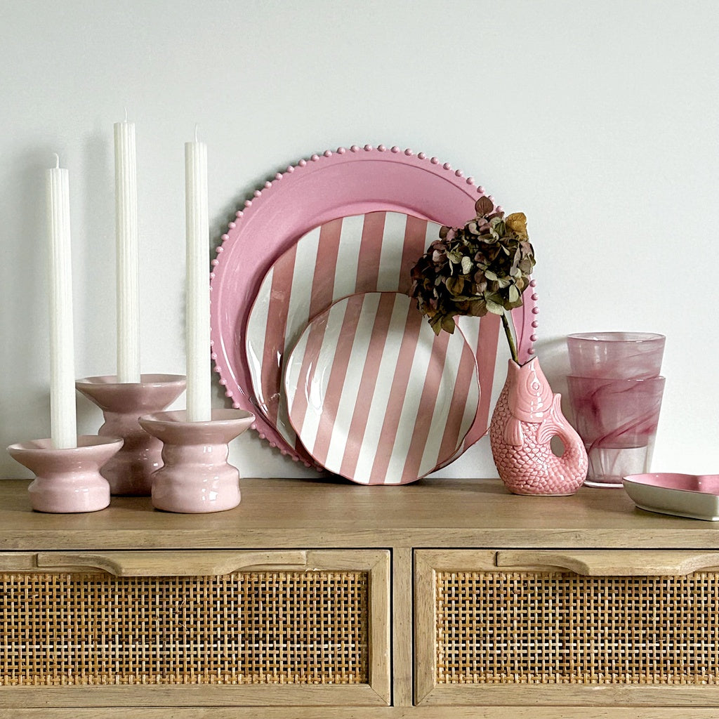 Set de 4 Assiettes à Dessert en Porcelaine Trattoria D.19 cm - Opjet