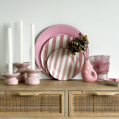 Set de 4 Assiettes à Dessert en Porcelaine Trattoria D.19 cm - Opjet