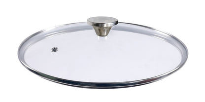 Couvercle en Verre et Inox 16/20/24/28 cm - Cookut