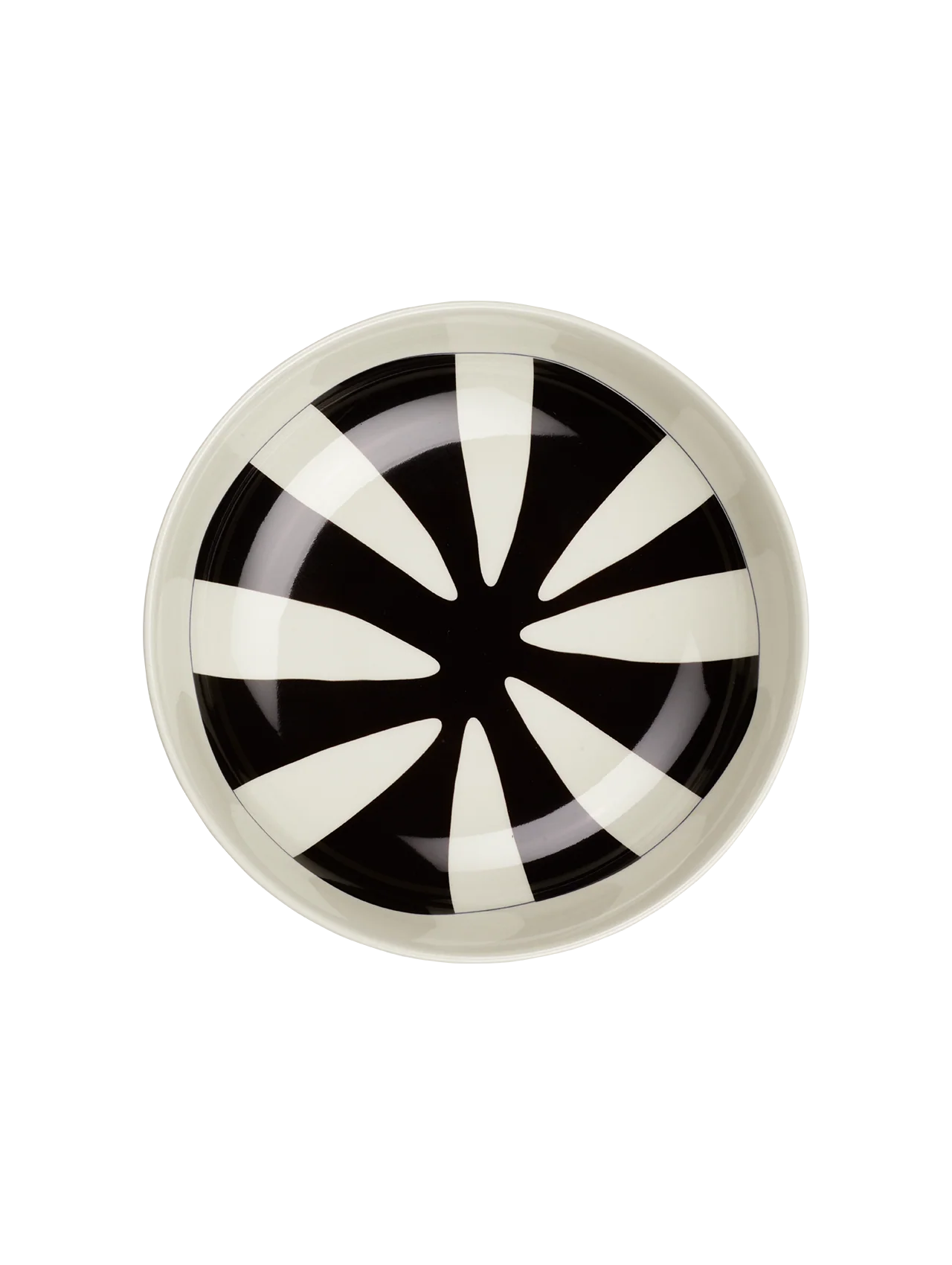 Coupelle en Grès Noire et Blanche D.18cm  - Asa