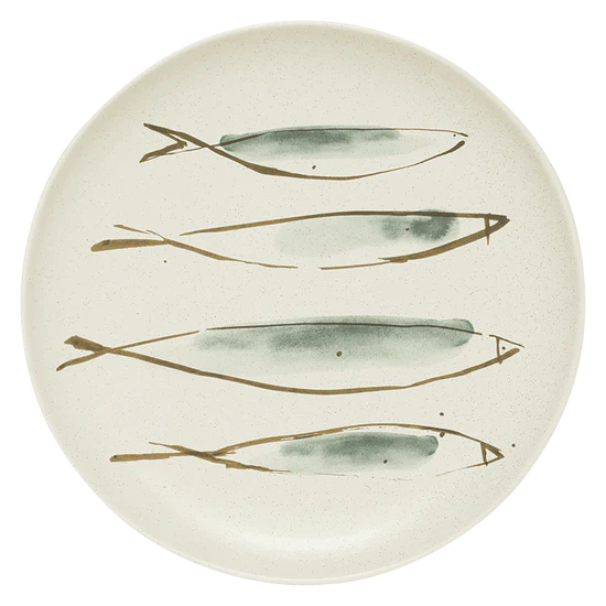 Assiette de Présentation Céramique Ogawa Fishes  - Urban Nature Culture