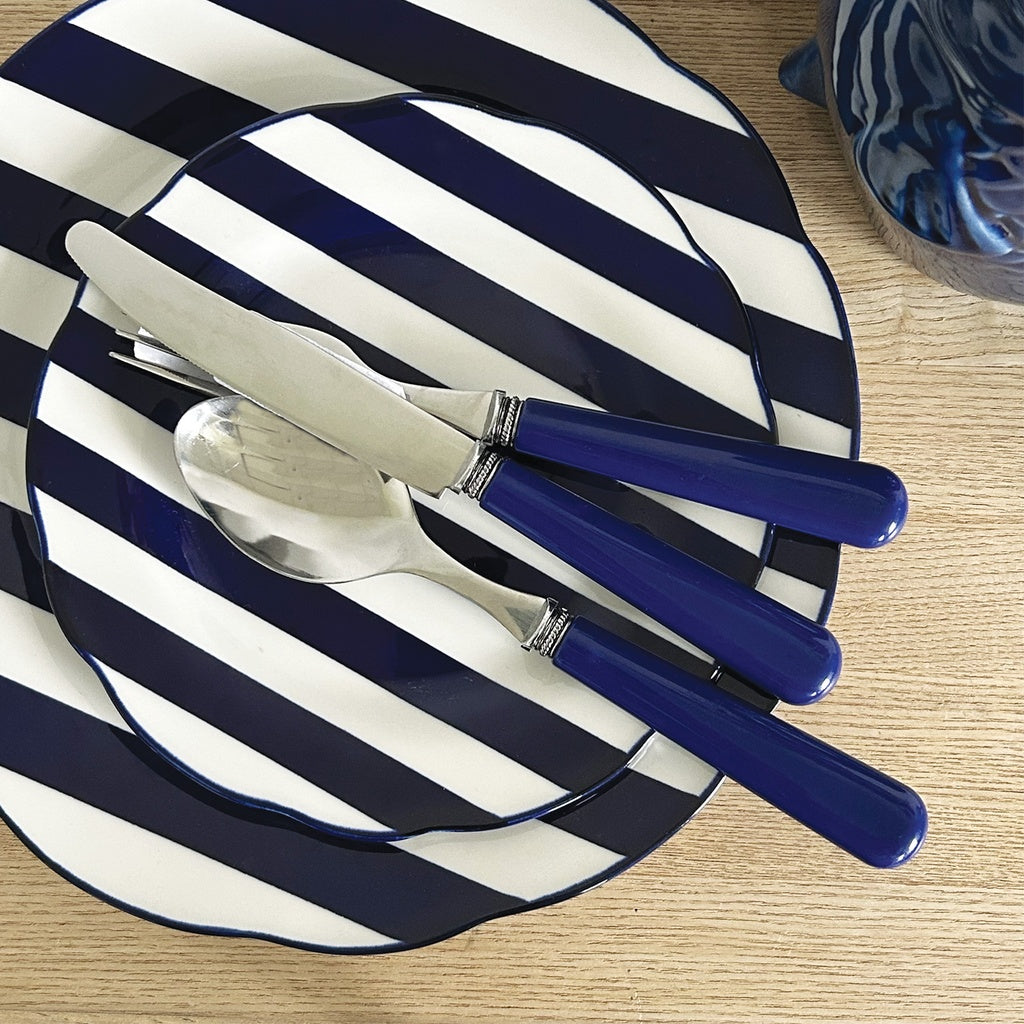 Set de 4 Assiettes à Dessert en Porcelaine Trattoria D.19 cm - Opjet