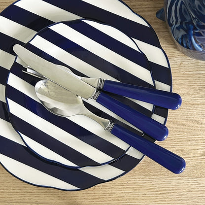 Set de 4 Assiettes à Dessert en Porcelaine Trattoria D.19 cm - Opjet