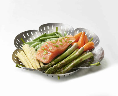 Panier vapeur pliable en inox Bloom™ - Joseph Joseph