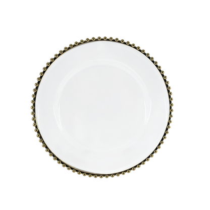 Set de 6 Dessous d'Assiette Perlé D.33 cm - Opjet