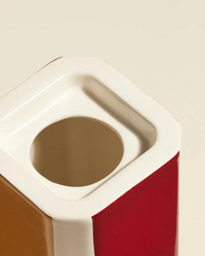 Vase Facettes en Céramique H.16 cm - Maison Sarah Lavoine