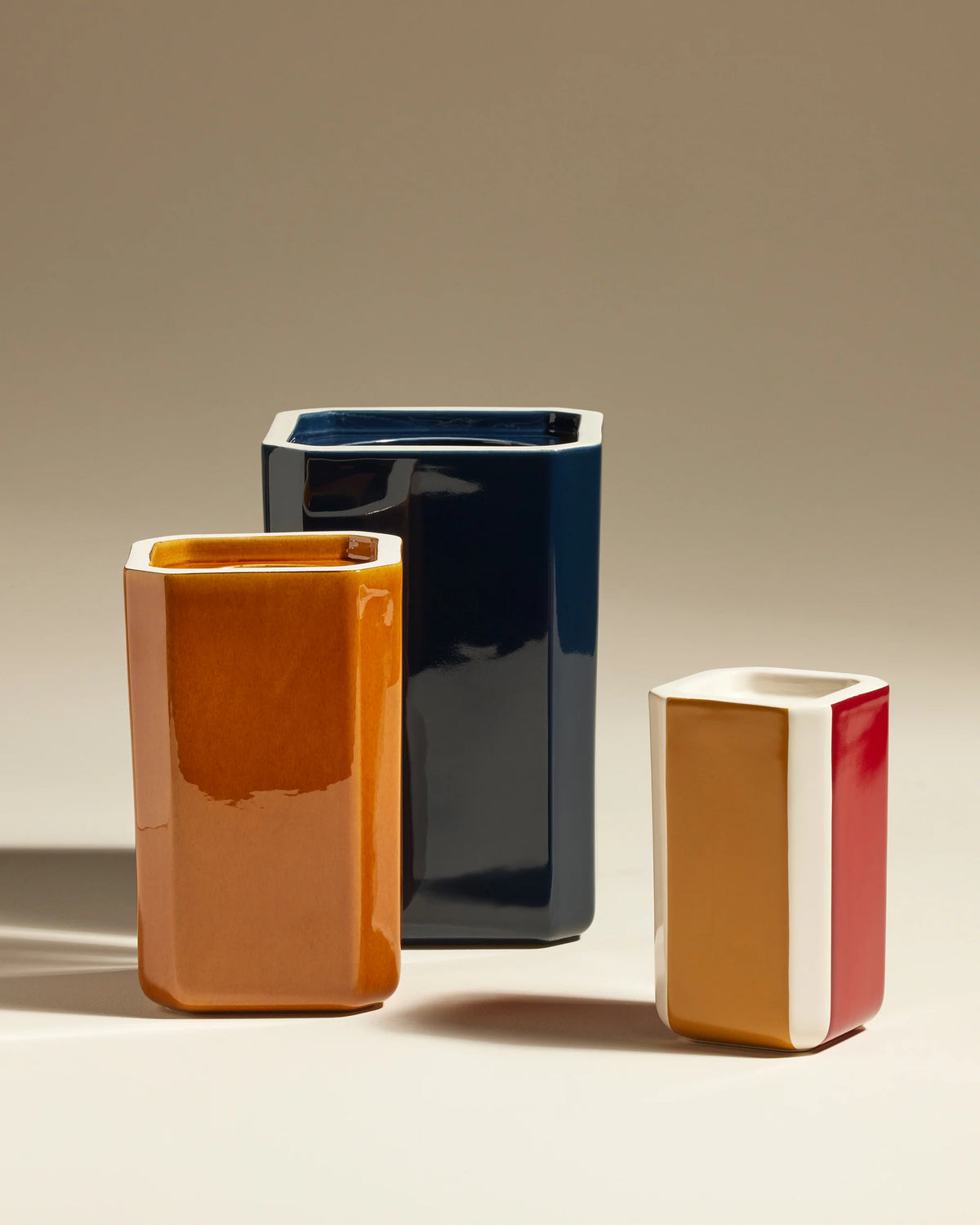 Vase Facettes en Céramique H.16 cm - Maison Sarah Lavoine