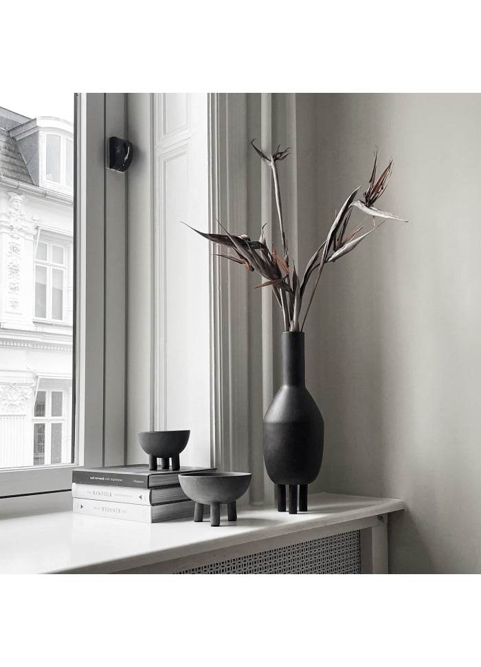 Bol à trois pieds noir Duck - 101 Copenhagen PETIT 13CM/GRAND 16CM