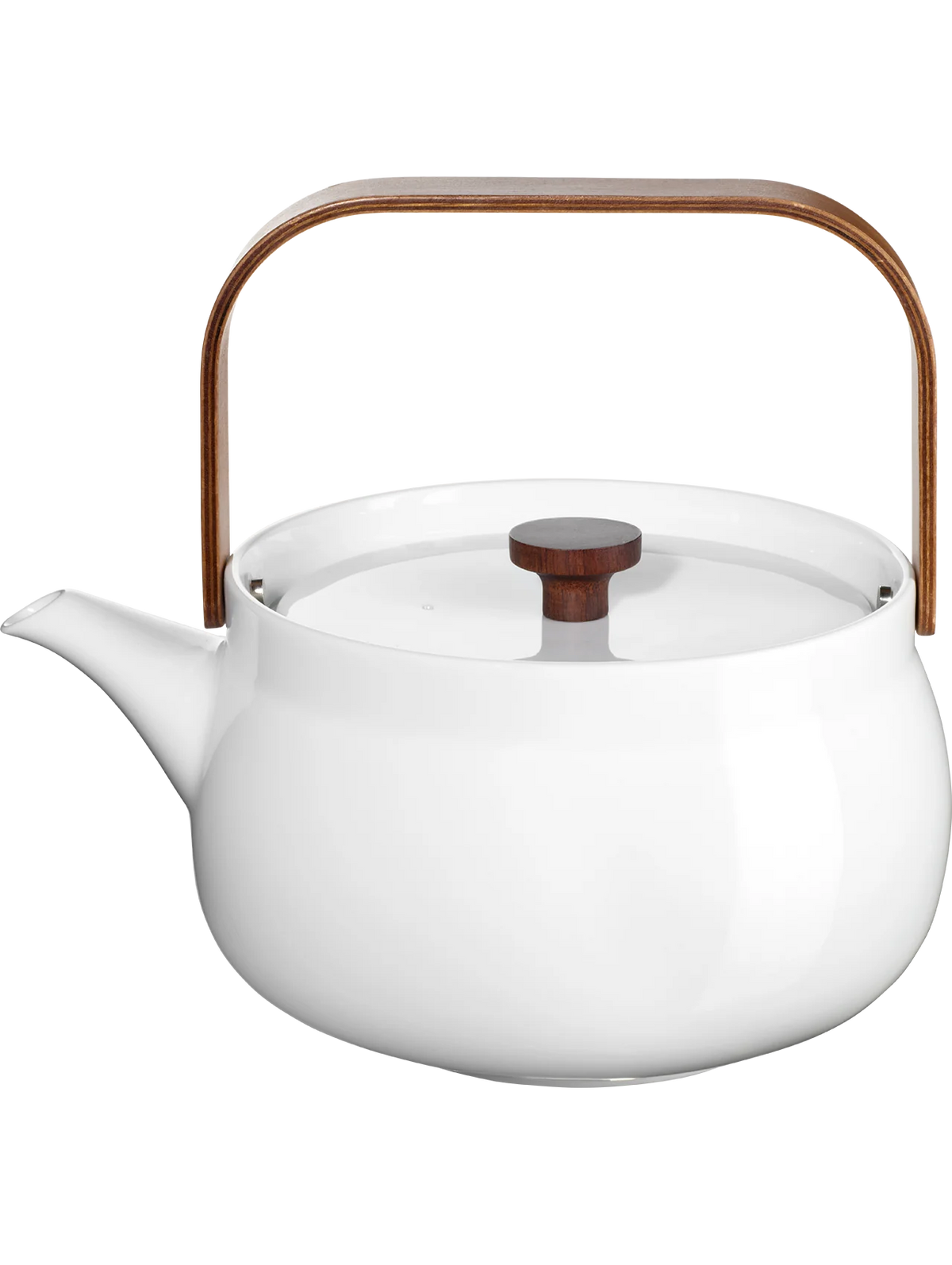 Théière en Porcelaine avec Anse en Bois Japandi - ASA