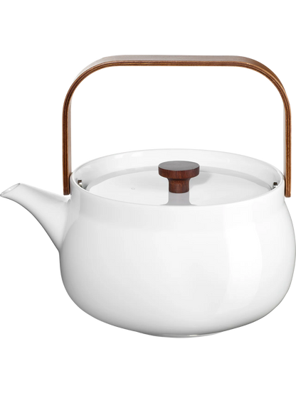 Théière en Porcelaine avec Anse en Bois Japandi - ASA