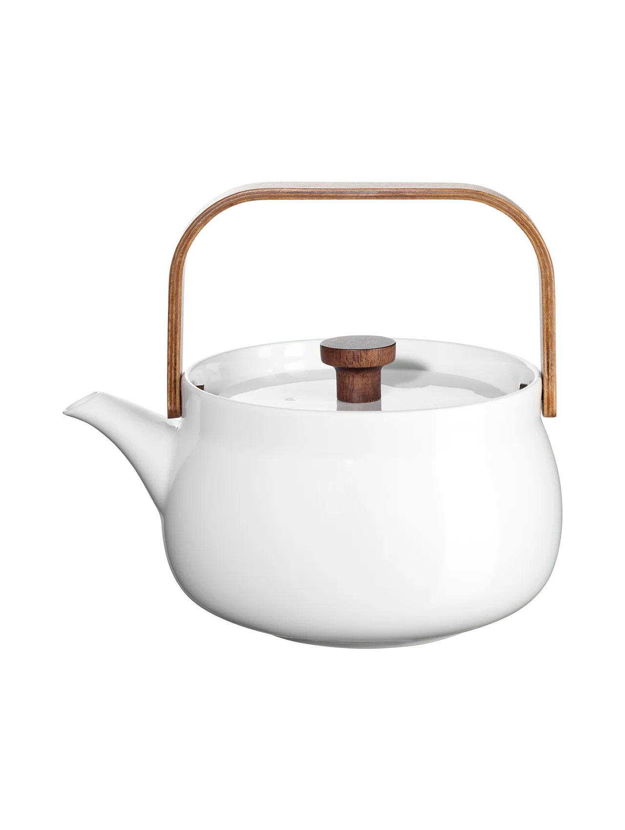 Théière en Porcelaine avec Anse en Bois Japandi - ASA