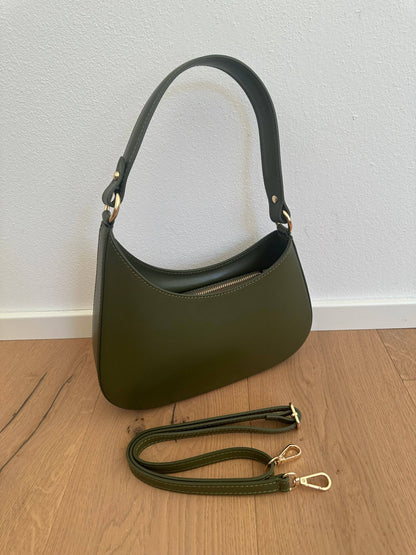 MARGARET - Sac à épaule en cuir véritable