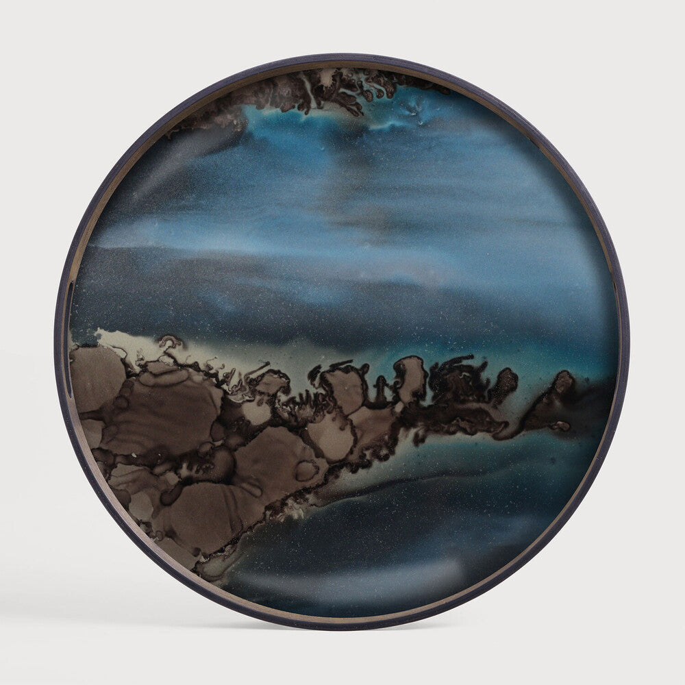 Plateau en Verre Organic Slate -  Ethnicraft