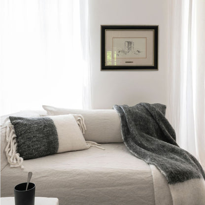 Coussin en Laine Bicolore Van 40x60cm - Bedandphilosophy