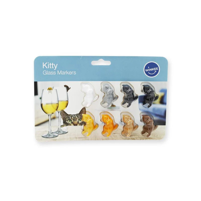 Set de 8 Marqueurs de Verre en Silicone - Mags