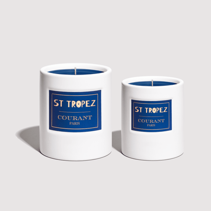 Bougie Parfumée St-Tropez 230g, Lavande & Bois de Gaiac - Courant Paris