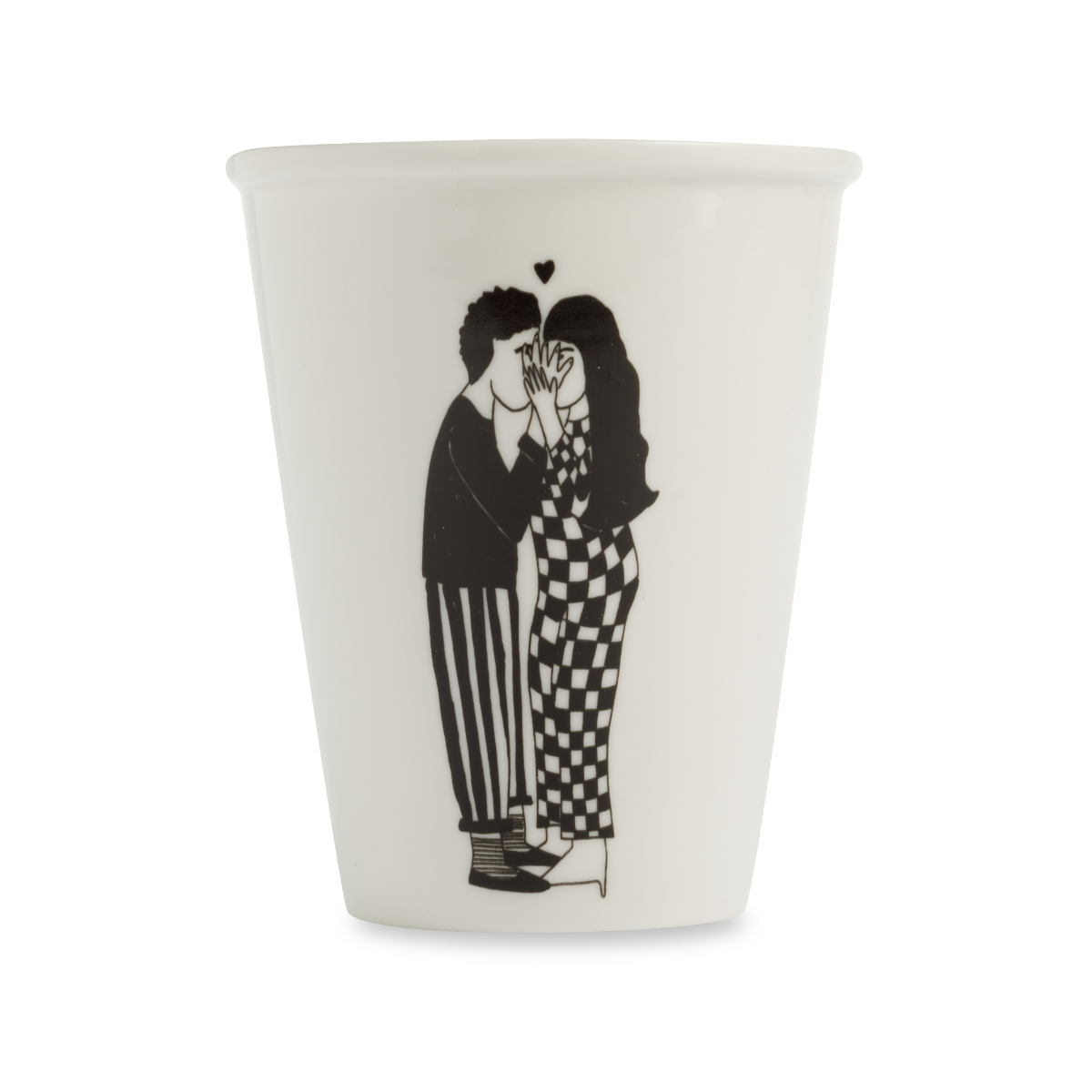 Tasse en Porcelaine « Secret Kissers » Illustrée - Helen B