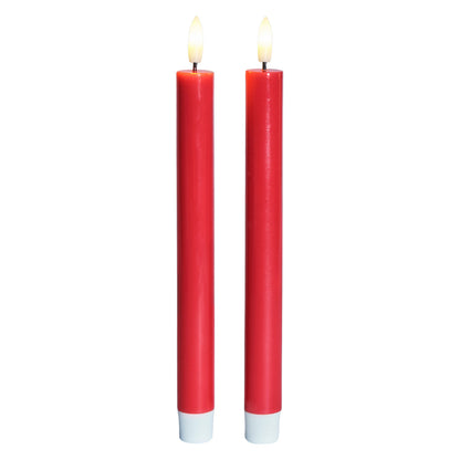 Set de 2 LED Bougies Chandelles H.20 cm - Sirius