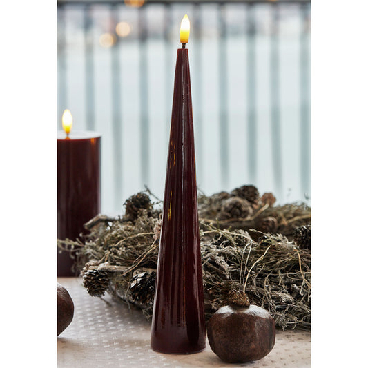 Bougie LED en Cire Conique - Sirius