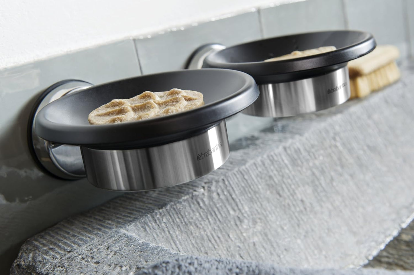 Porte Savon Mural en Acier Inoxydable - Brabantia