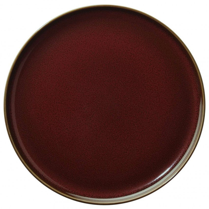 Assiette Plate Rusty Red x5- ASA