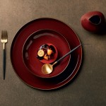Set de 6 Assiettes à Dessert Plate Rusty Red - ASA
