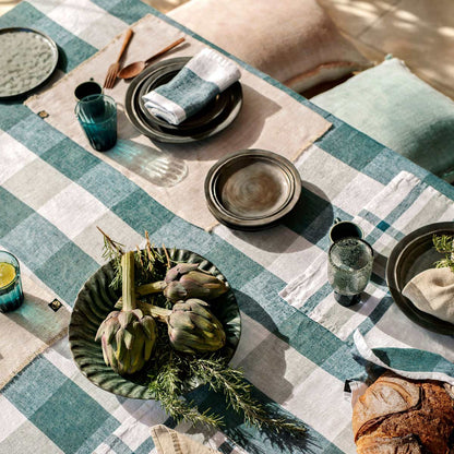Nappe à Carreaux en Lin PALMA - Haomy