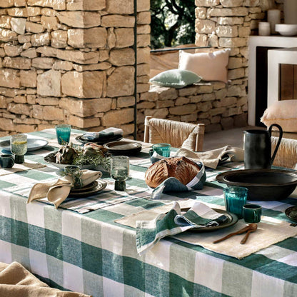 Nappe à Carreaux en Lin PALMA - Haomy