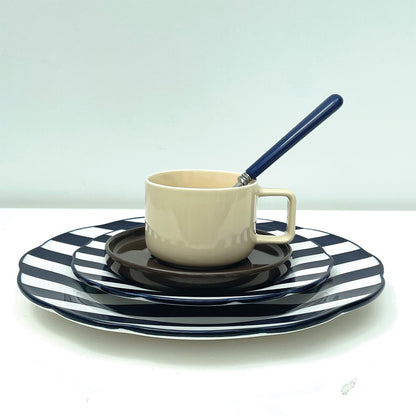 Set de 4 Assiettes à Dessert en Porcelaine Trattoria D.19 cm - Opjet