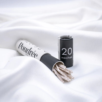 Lot de 20 Mèches pour Bougie Poudrée - Poudrée Paris
