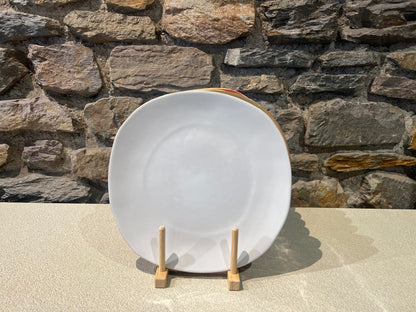 Set de 6 Assiettes Plate en Grès D.27 cm Organica - Gresnovo