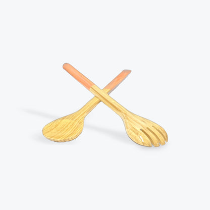 Set de 2 Cuillères à Salade en Bambou - Albert